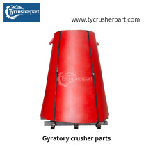 Metal Gyratory Crusher parts casting mining machine parts